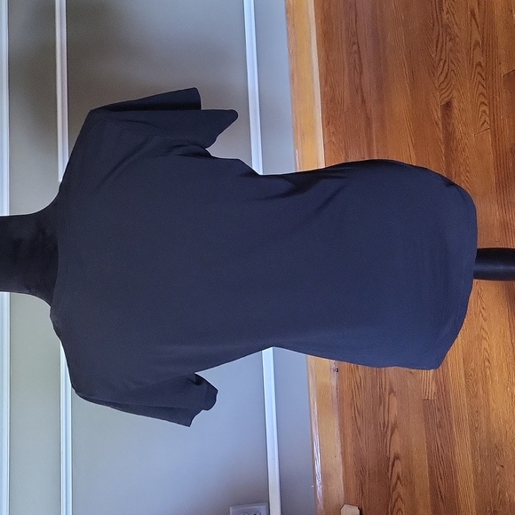 FOX V-neck Black Motorcycle T Shirt Size Medium - Picture 4 of 7